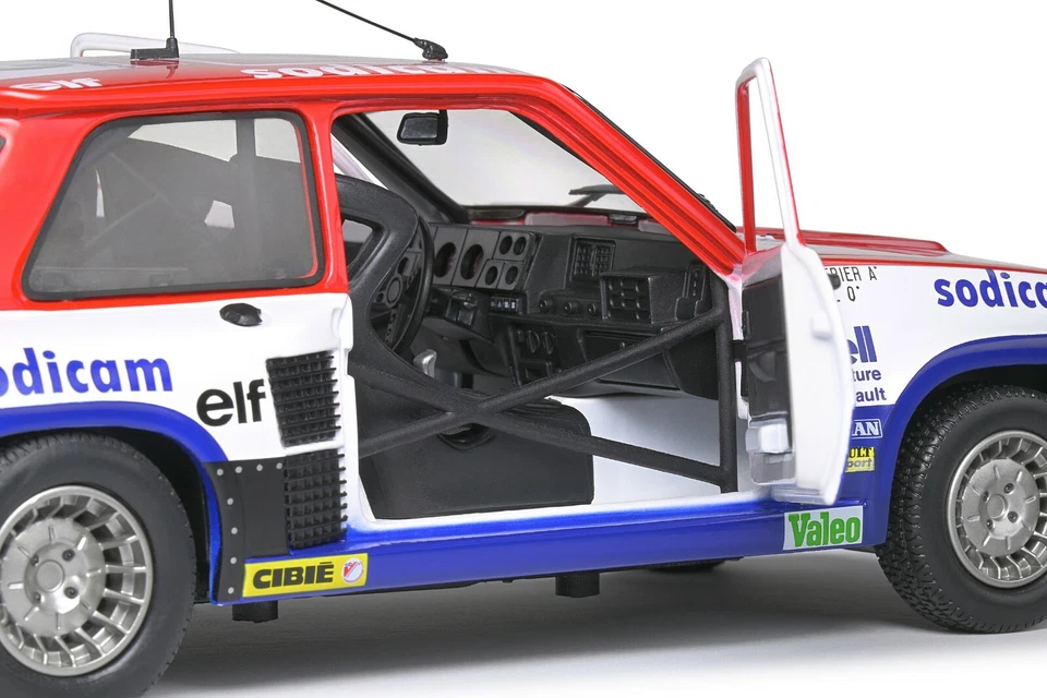 SOLIDO COMPETITION 1:18 AUTO DIE CAST - RENAULT 5 TURBO #2 ANTIBES 1983 S1801310 - Immagine 3 di 3
