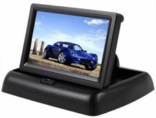 PDR*MONITOR LCD TFT A COLORI 4.3” PARCHEGGIO A SCOMPARSA  RETROMARCIA 