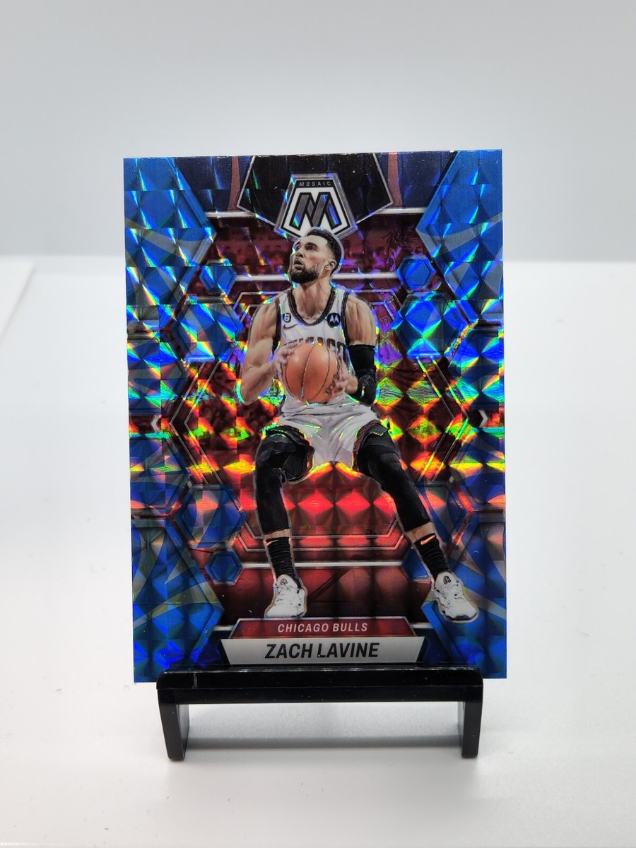 2022-23 Panini Mosaic Zach LaVine Reactive Blue Mosaic