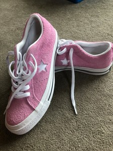 fluffy converse shoes