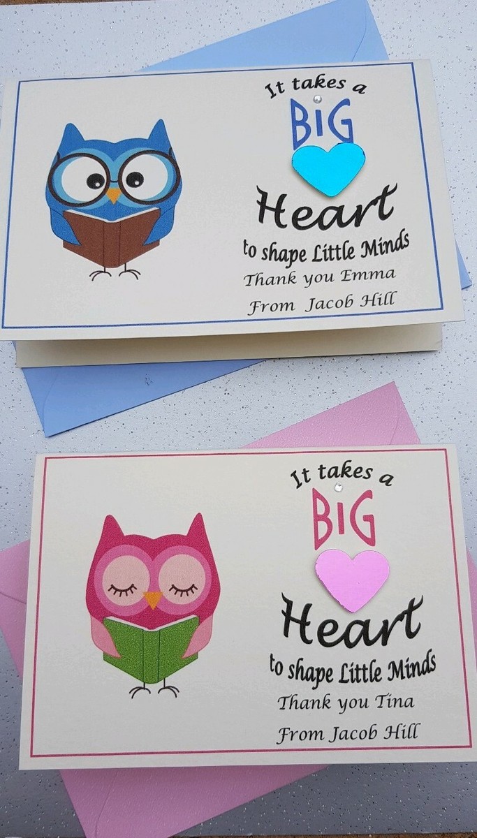 End Of Year Teacher Cards