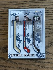 2021-22 Leaf Lumber Stick Rack 6 Vanbiesbrouck Fuhr Brodeur Hasek Stick # 3/4