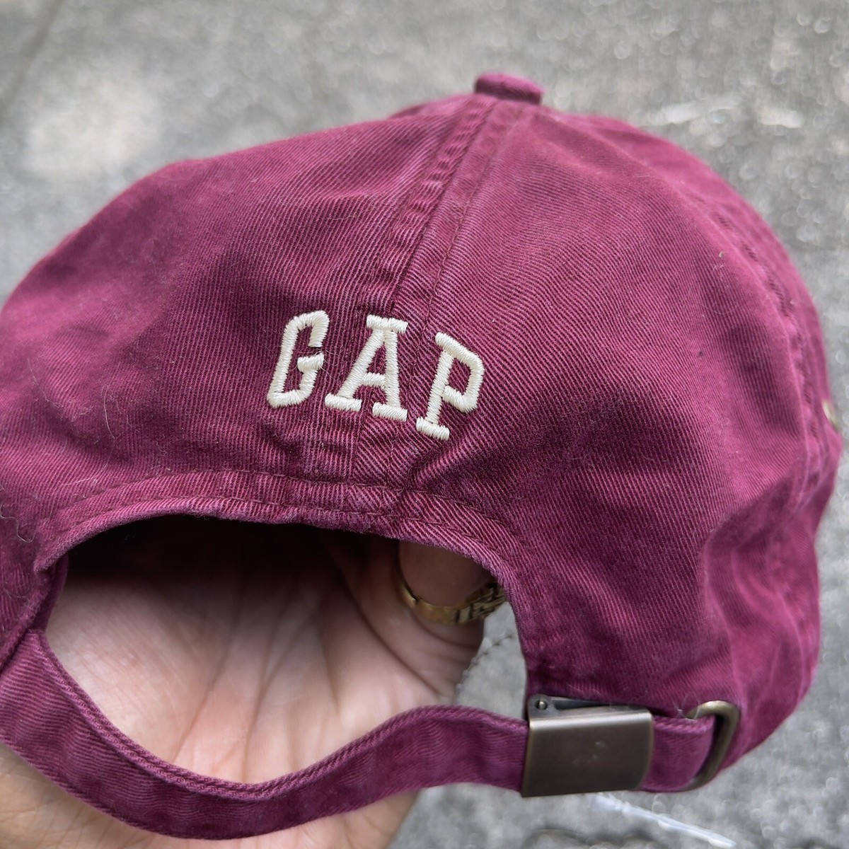 Vintage Gap Big G Cap Red Adjustable | eBay