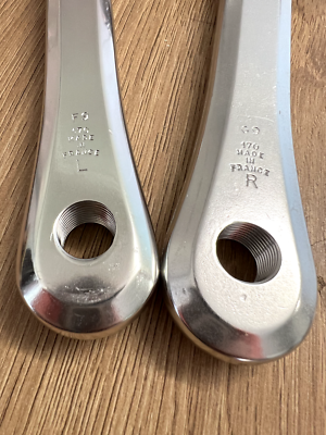 Pédalier Vintage Stronglight 390 NOS - 170 Mm, 5 Bras, Aluminium, Avec Boulons