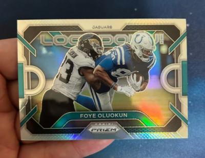 2023 Foye Oluokun Panini Prizm Lockdown Insert Prizm Jaguars