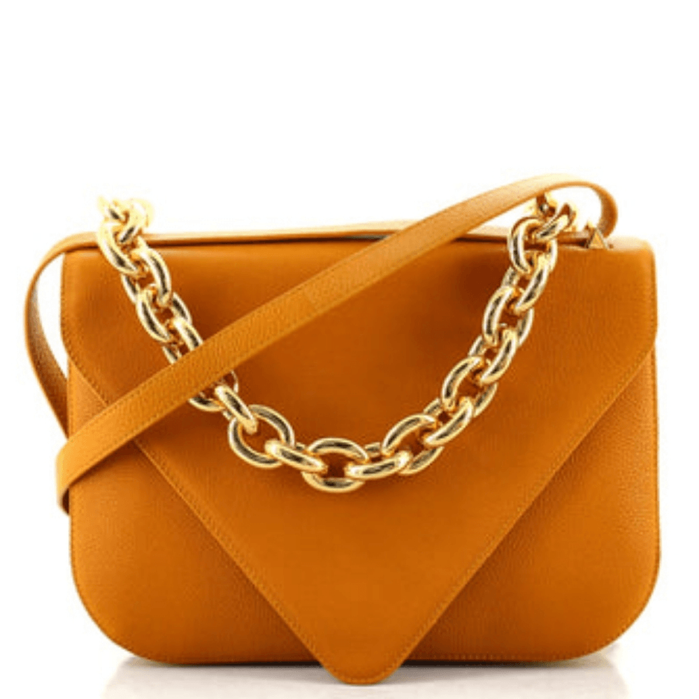 ★関税込★BOTTEGA VENETA★MOUNT SHOULDER BAG★ Bottega Veneta Mount Leather Chain Shoulder Bag Handbag NEW