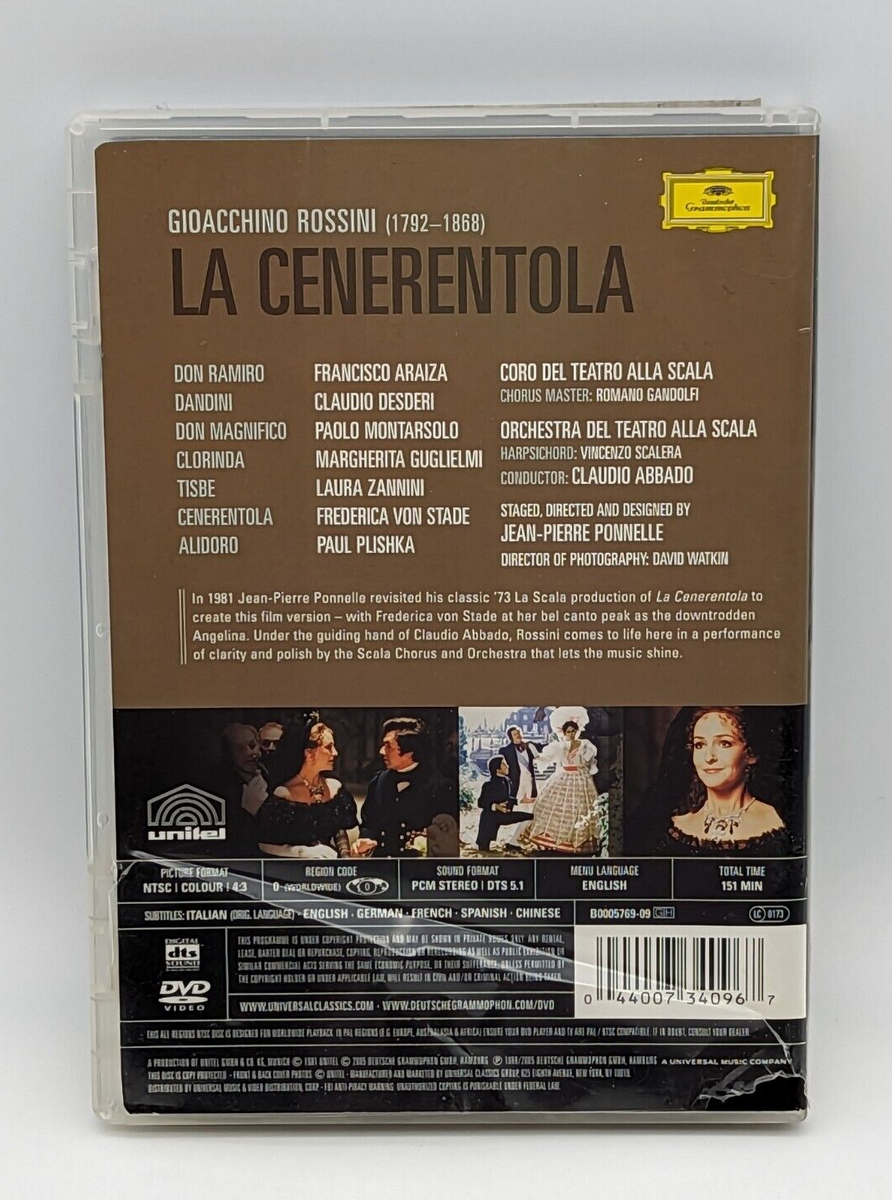 DVD Rossini La Cenerentola Unitel 44007340967| eBay