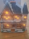 COLONIAL VILLAGE JOSEPH HOUSE GEO Z LEFTON LIGHTED #718 IN ORIG BOX
