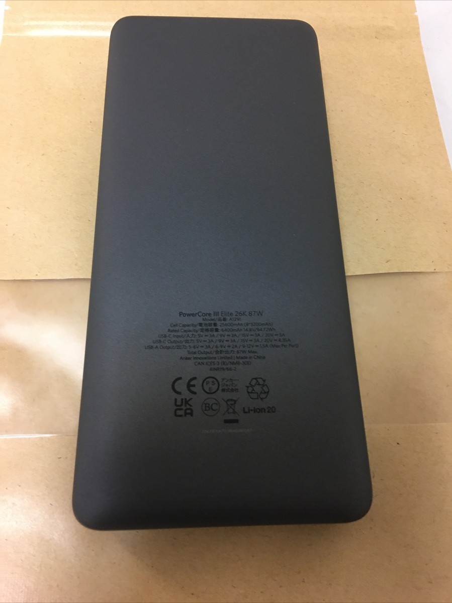Anker PowerCore III Elite Power Delivery Bank - 25600mAH