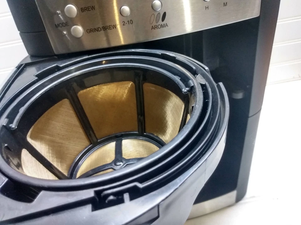 Capresso Coffee Team Maker Burr Grinder Stainless Drip Machine Glass Carafe 464 - Image 3 of 4