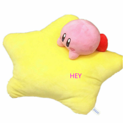 Big Kirby Warp Star Plush Doll Stuffed Toy Pillow Cushion 54cm
