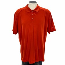 Nike Golf Tour Performance Polo Shirt XL Red Dri Fit Mens 85