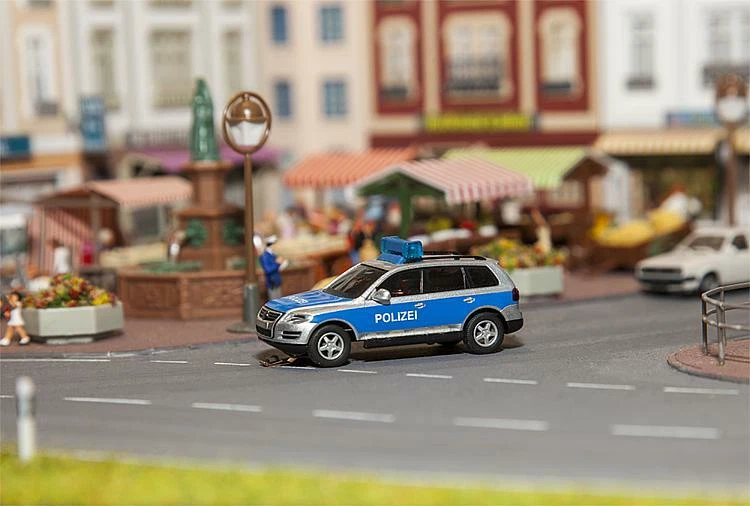 FALLER H0 161543 VW Touareg Police (WIKING) Neu Voiture Car System - Photo 1/1