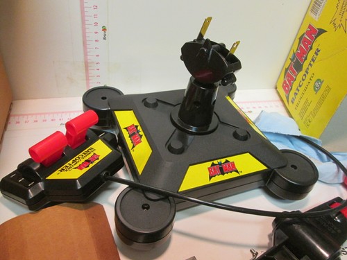 BATMAN BATCOPTER FILOGUIDATO BLUE BOX GIOCHI PREZIOSI - Foto 8 di 12