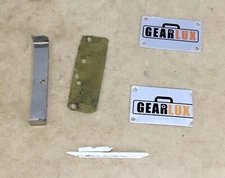 Vintage Style Hardtail Metal Shims Half Tele Strat Bridge Cut Off Parts Gearlux