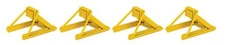 NEW Walthers 948-83108 Assembled Track Bumper (4) Yellow HO Scale FREE US SHIP