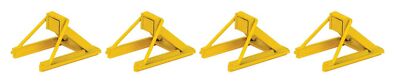 NEW Walthers 948-83108 Assembled Track Bumper (4) Yellow HO Scale FREE US SHIP