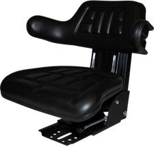 Black Tractor Suspension Seat Fits Massey Ferguson 230 231 234 234h/s 260 282