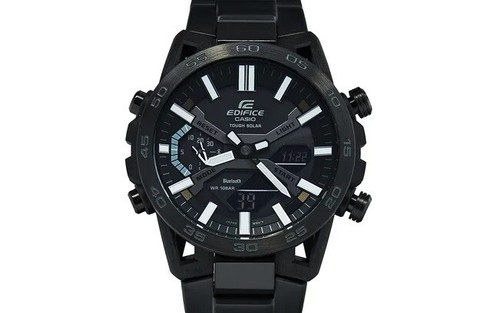 CASIO EDIFICE ECB-2000DC-1BEF BLUETOOTH, SMARTPHONE LINK Y ENERGIA SOLAR - Photo 2 sur 9