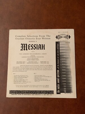 【希少USプロモ2LP】Handel's Messiah レコード Messiah - Handel And Haydn Society of Boston 3 LP Box Set