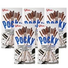 [5 paquetes] Glico Pocky Galletas y Crema Galletas Stick 2,47 Onzas