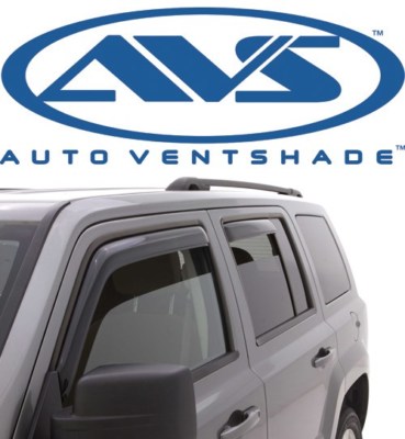 Auto Vent Shade 194981 in-Channel Vent Visor Side Window Deflector 4-Piece Set for 2014-2018 Jeep Cherokee