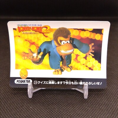 Swanky Kong No.24 Donkey Kong 2 Card AMADA 1996 Japan Nintendo