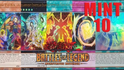 Yugioh Battles of Legend Monstrous Revenge BLMR Ultra Rare 1st Edition MINT 10
