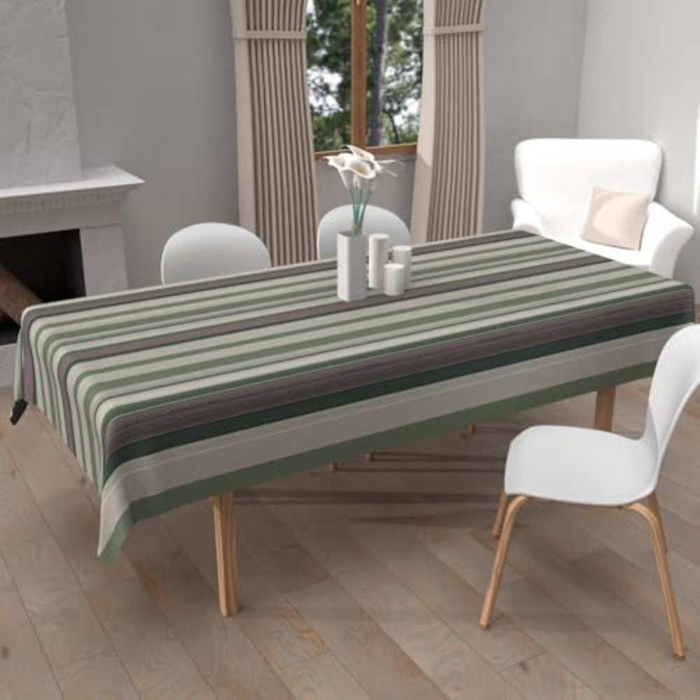 Soleil d'ocre Tovaglia stampata antimacchia rettangolare 140 x 300 cm BAYADERES