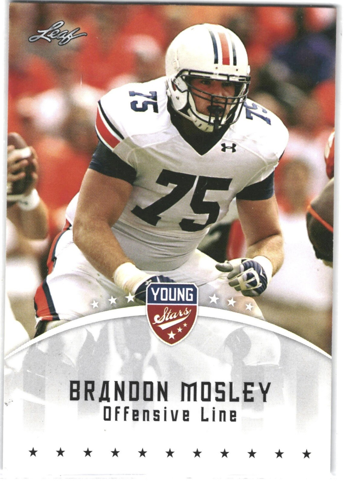 Brandon Mosley Leaf Young Stars #12 Base
