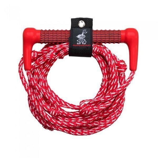Airhead Ahwsr02 Wakesurf Tow Rope 25ft 5 Sections Electric Red W/eva