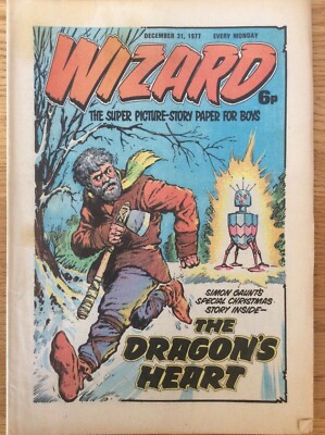 Wizard 31/12/77 Clutching Hand, Scrappy, Cast-Iron Bill, DC Thompson UK Comic 