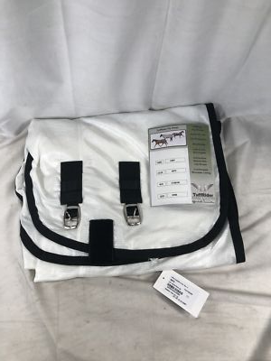 #ad #ad Tuff Rider Comfy Mesh Fly Sheet 75 White Black $31.99