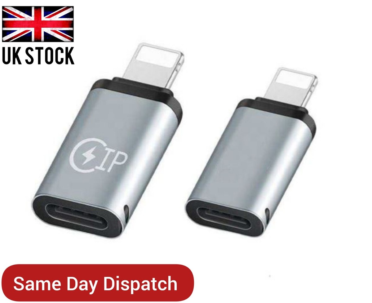 iOS Male to USB C Adapter,Old iPhone to USB C Converter for iPhone  Adaptor-1pack