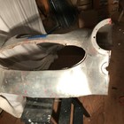 Austin Healey parts, front aluminum shroud