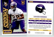 Xavier Rhodes 2013 Rookies & Stars #198 Florida St Vikings RC Rookie