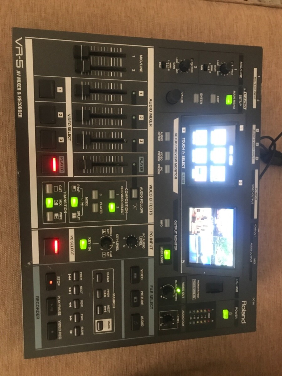 Roland VR-5 AV MIXER RECORDER | eBay Roland VR-5 AV MIXER RECORDER | eBay