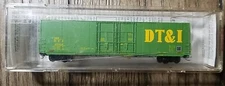 Micro Trains Detroit Toledo & Ironton DTI 60' Excess Height Rivet Box Car 102010