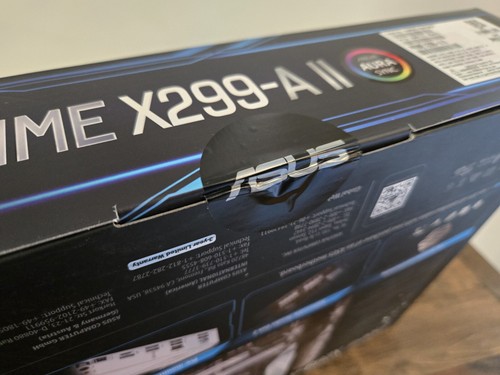 ASUS Prime X299-A II ATX Motherboard, Intel X299, LGA 2066, 12 IR3555 Power - Picture 11 of 13