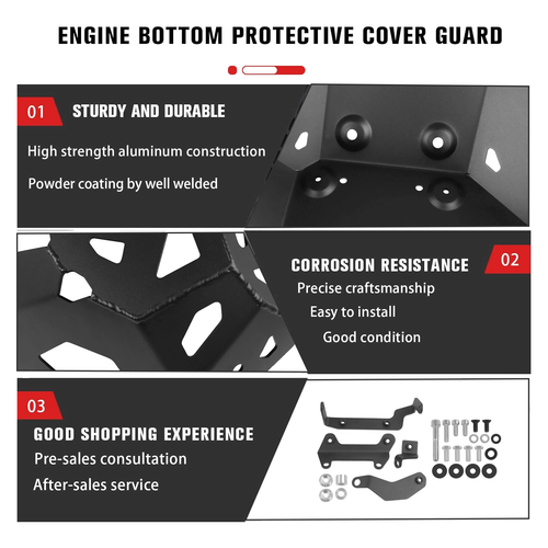 Aluminium Engine Skid Plate Guard Protector For Aprilia Tuareg 660 2021-2024 - Picture 5 of 10