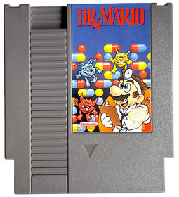 DR. MARIO NES NINTENDO ENTERTAINMENT SYSTEM 1990 AUTHENTIC GAME WITH BOOKLET
