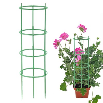 Plant Support Trellis Garden Climbing Ring Tomato Rose Stand Cage