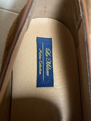 La Milano Patina Collection BROWN SUEDE Leather Oxford 