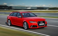 Cars 2016 audi rs6 avant performance stationwagon Desk Mat Stitched