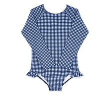 Minnow One Piece Gingham Rashguard 2T