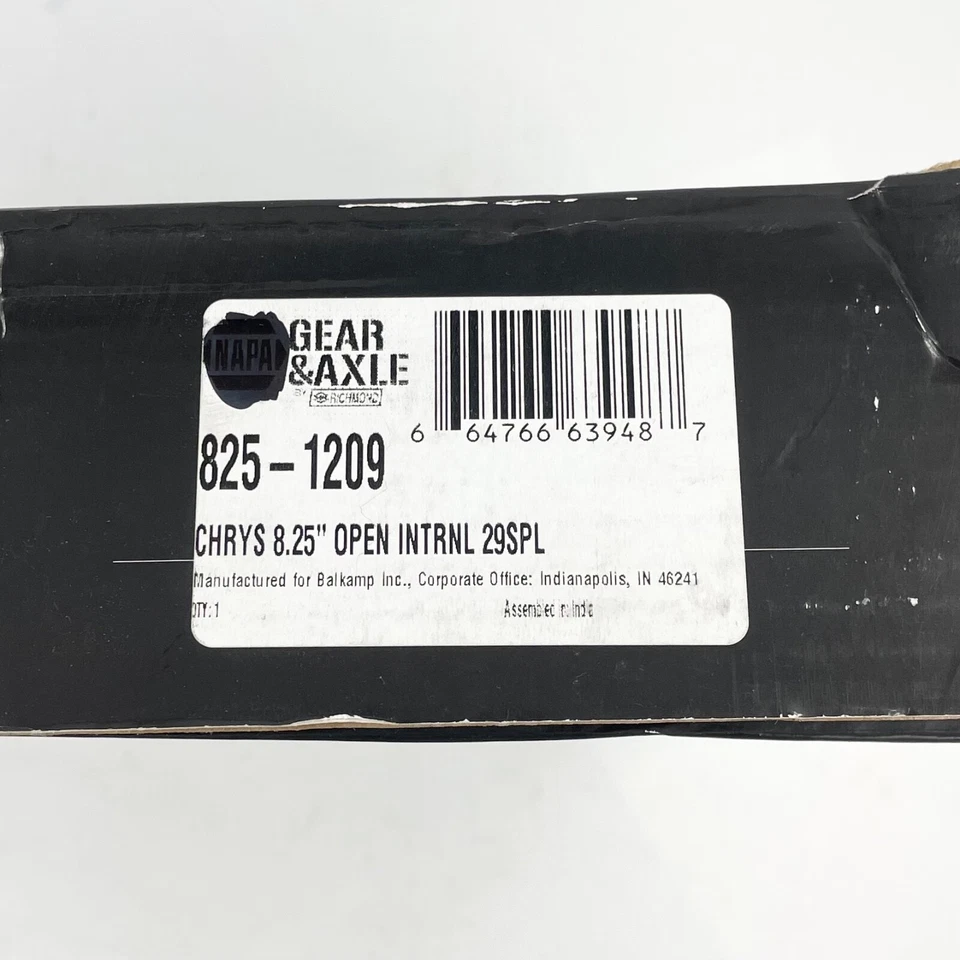 Kit de accesorios de cojinete diferencial de eje delantero NAPA 825-1209 Foto 2 de 2