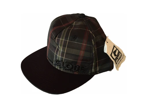 Globe Clovelly Cap Snapback Plain Black New (602-15)