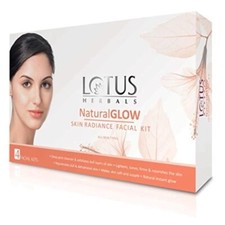 Lotus Herbals Natural Glow Kit Skin Radiance 4 In 1 Facial Kit 200gm