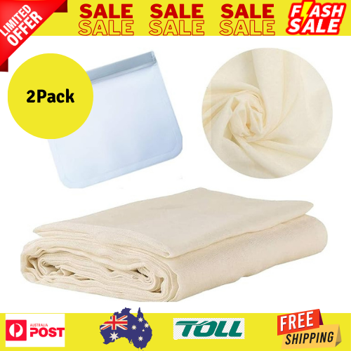 Cheesecloth Unbleached Pure Cotton Muslin Cloth for Straining,Organic Reusable H - Picture 1 of 6