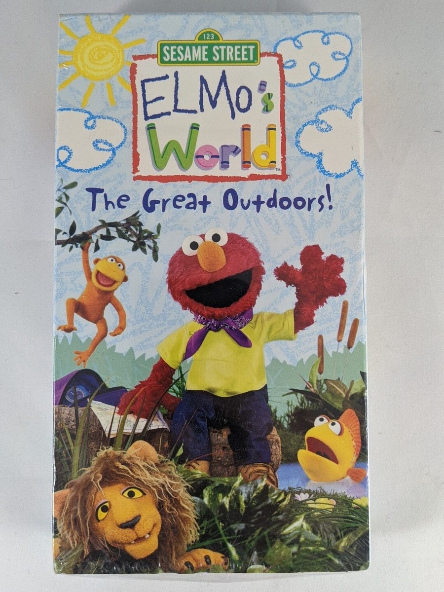 Sesame Street - Elmo's World: The Great Outdoors - VHS (2003, Sony